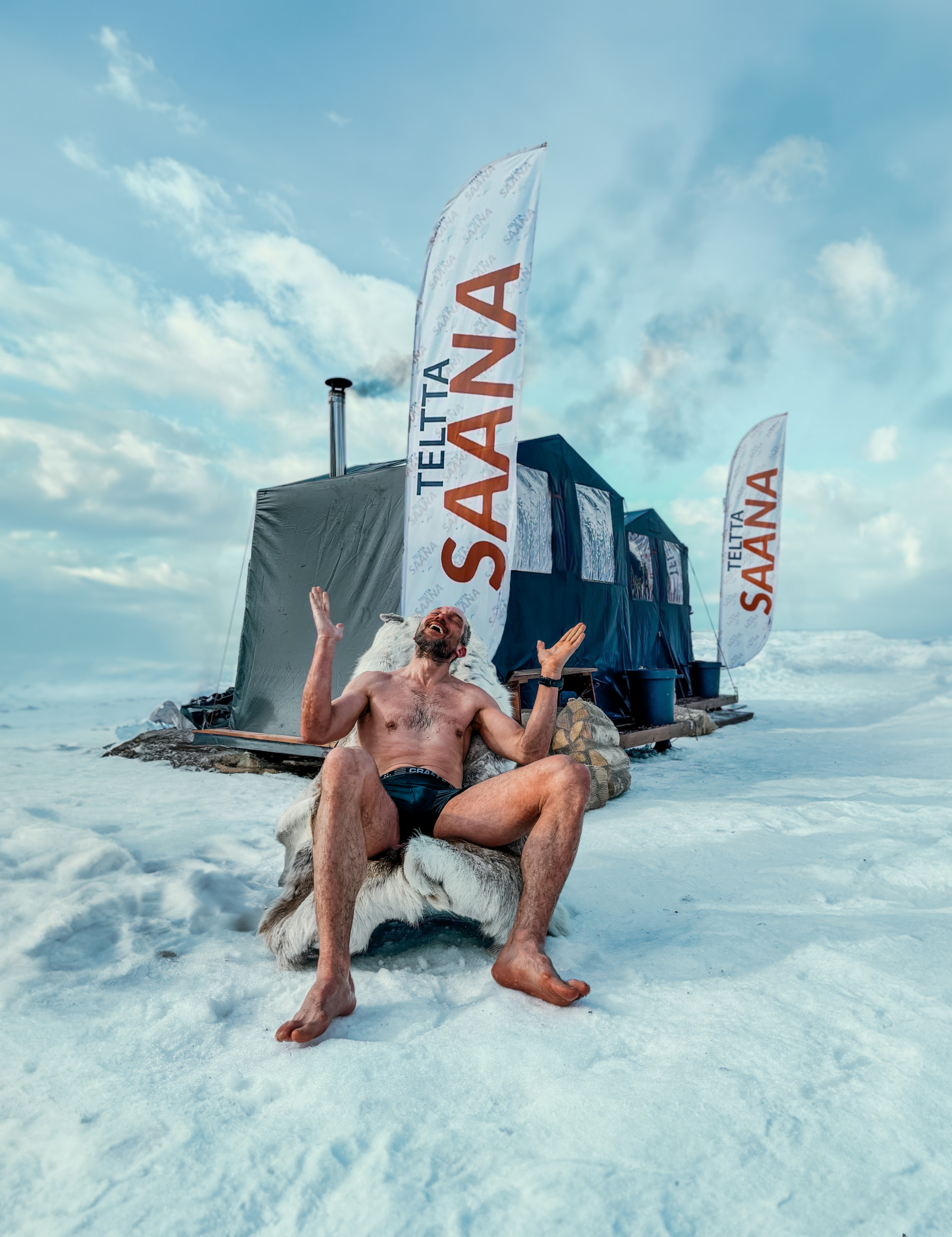 Telttasauna vahvistaa elämystä – Erämatkailu Korpikorsun lisäpalveluna